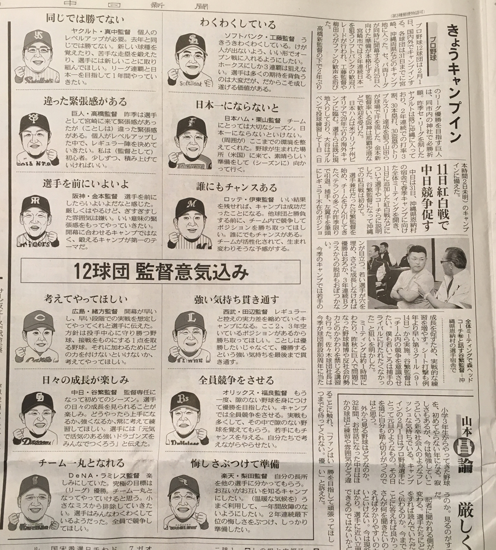 プロ野球の元旦 Due Negativo Blog Due Negativo Blog